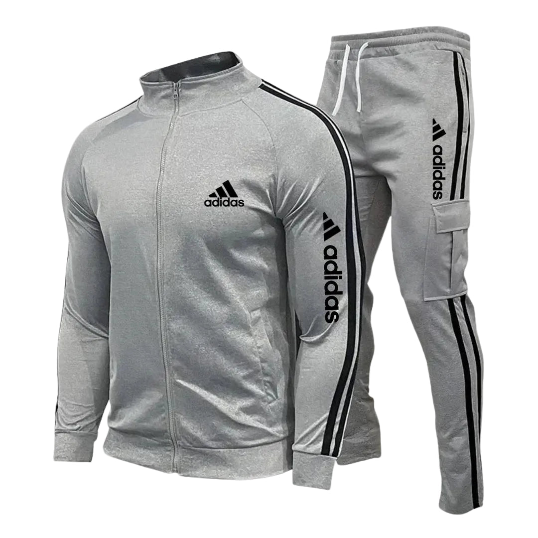 Casual Sports Tracksuit with Zip Closure — LIQUIDATION PRICE