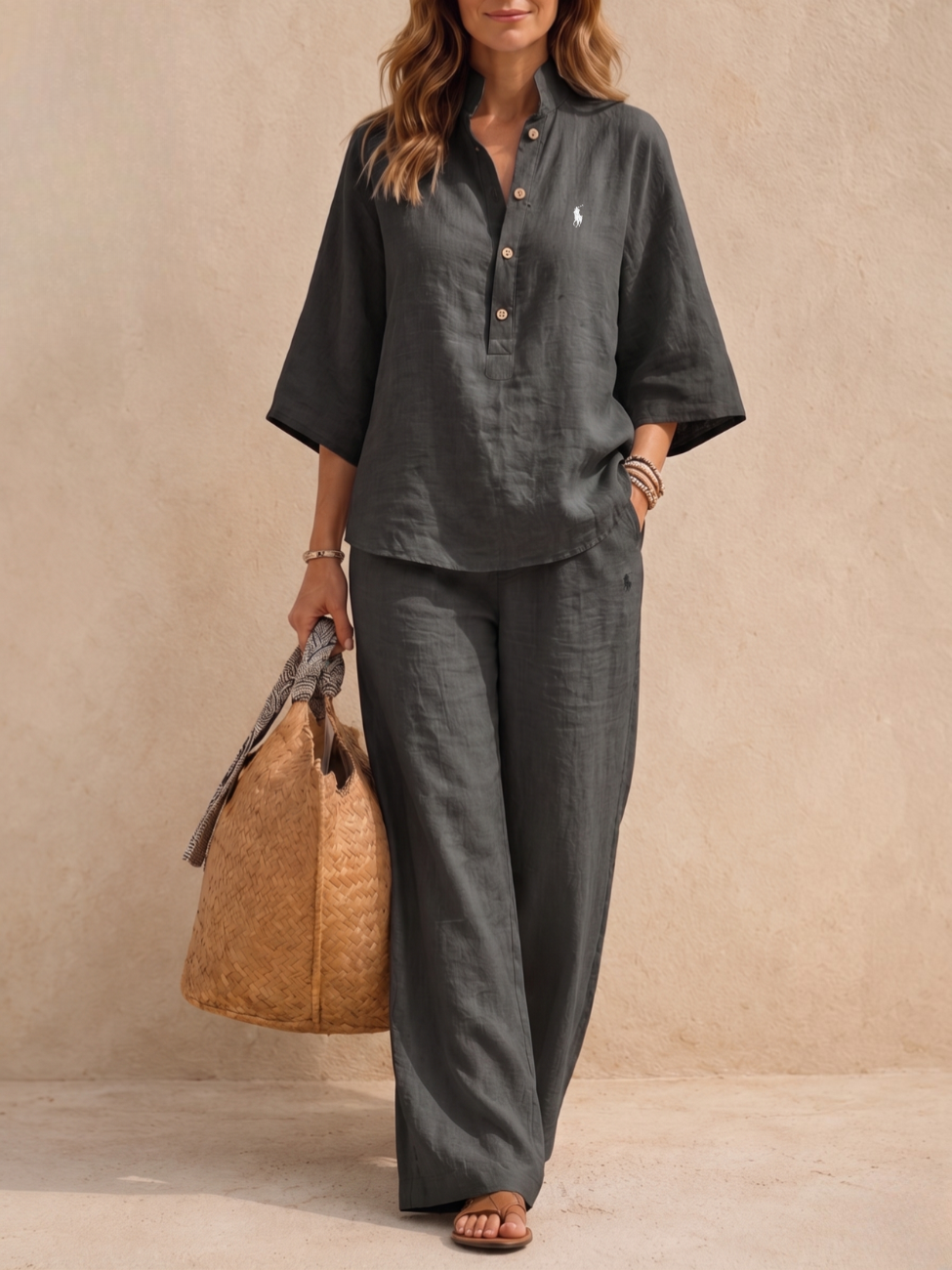 Soft Linen Lounge Set — LIQUIDATION PRICE