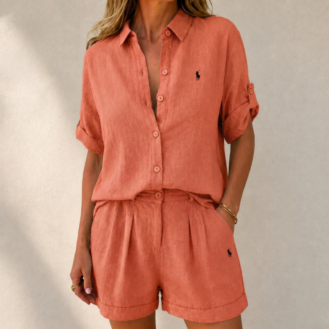 Loungewear Set in Coastal Luxe — LIQUIDATION PRICE