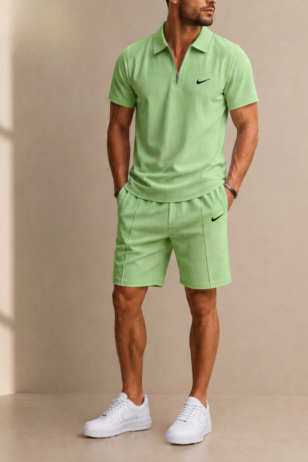Aero-Grid Quarter-Zip Set — LIQUIDATION PRICE
