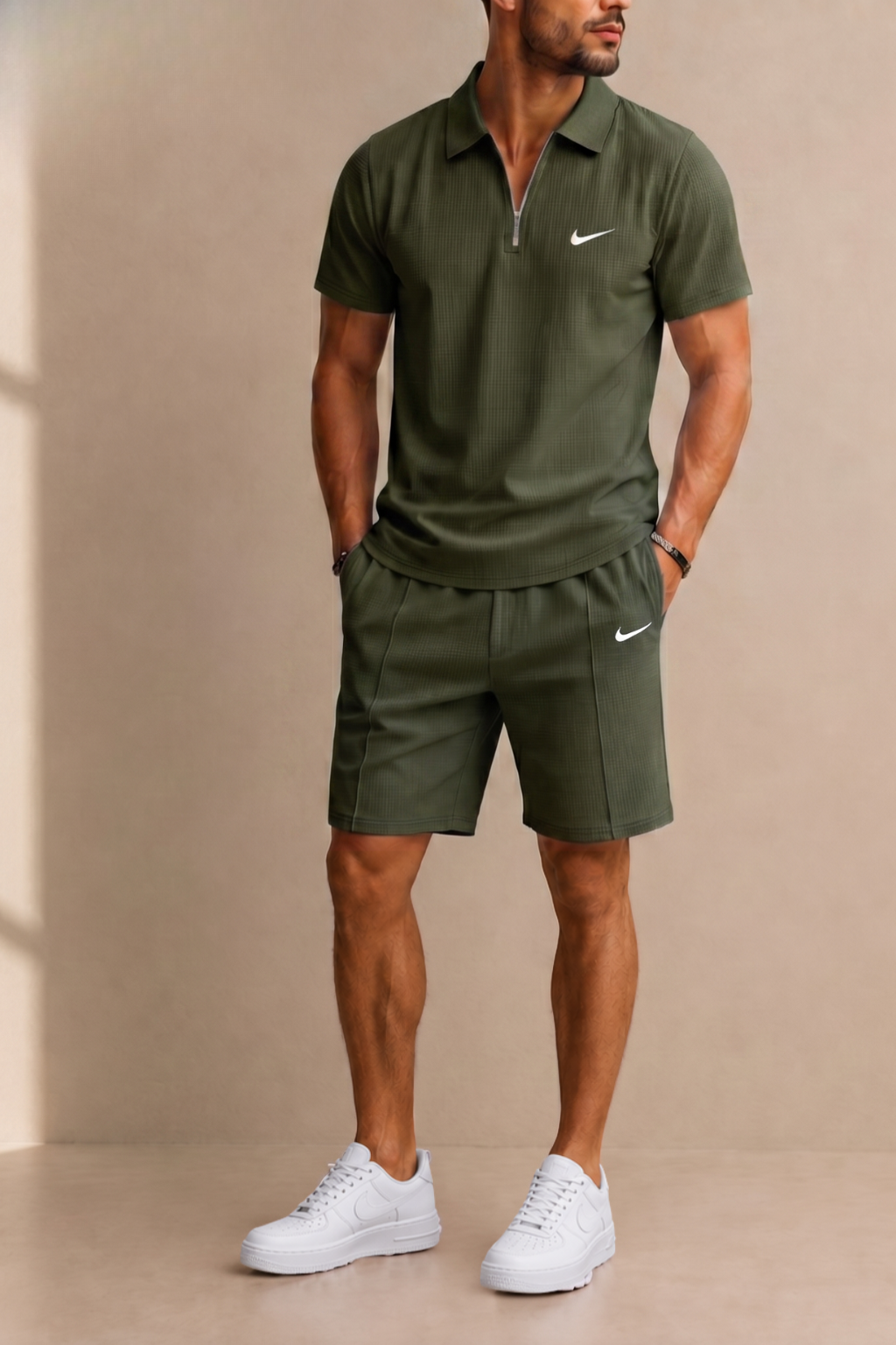 Aero-Grid Quarter-Zip Set — LIQUIDATION PRICE