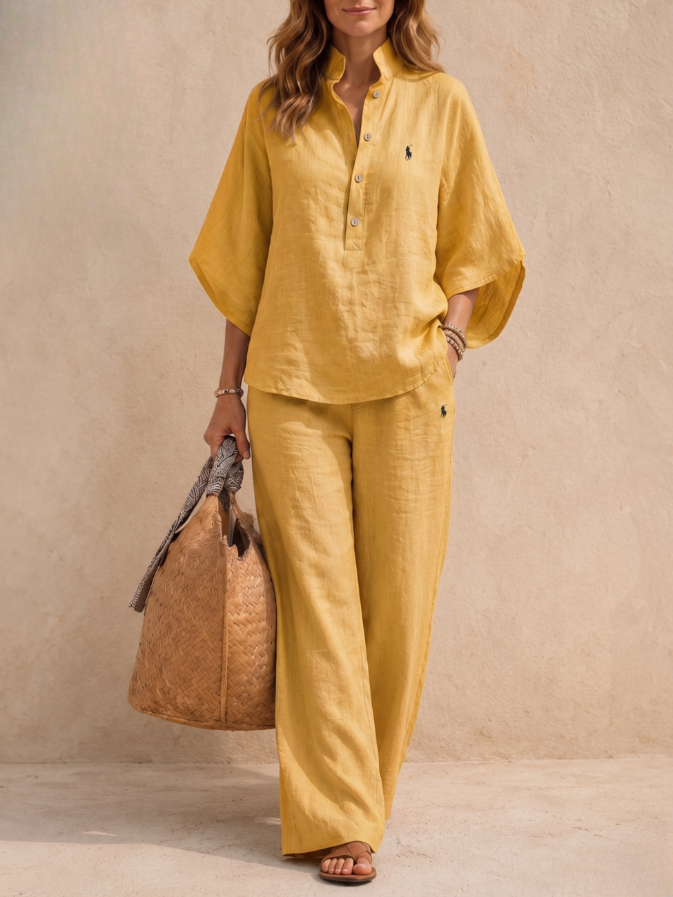 Soft Linen Lounge Set — LIQUIDATION PRICE