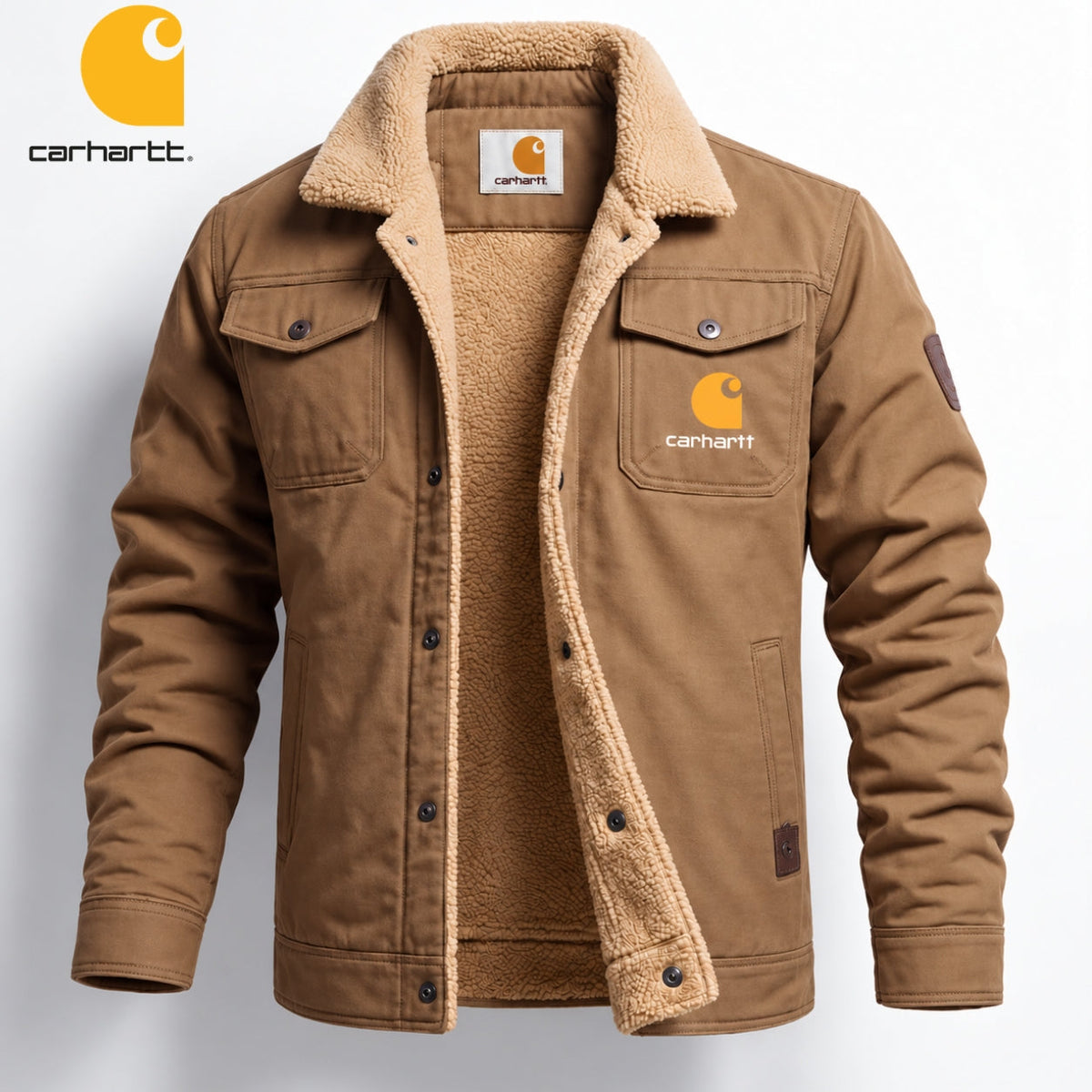 Men's Contrast-Lined Utility Jacket