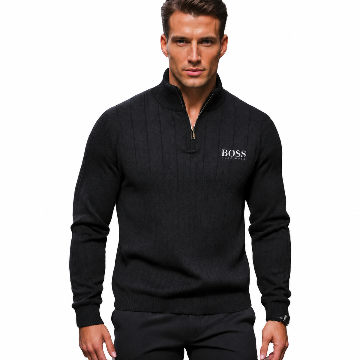 Classic Quarter-Zip Sweater