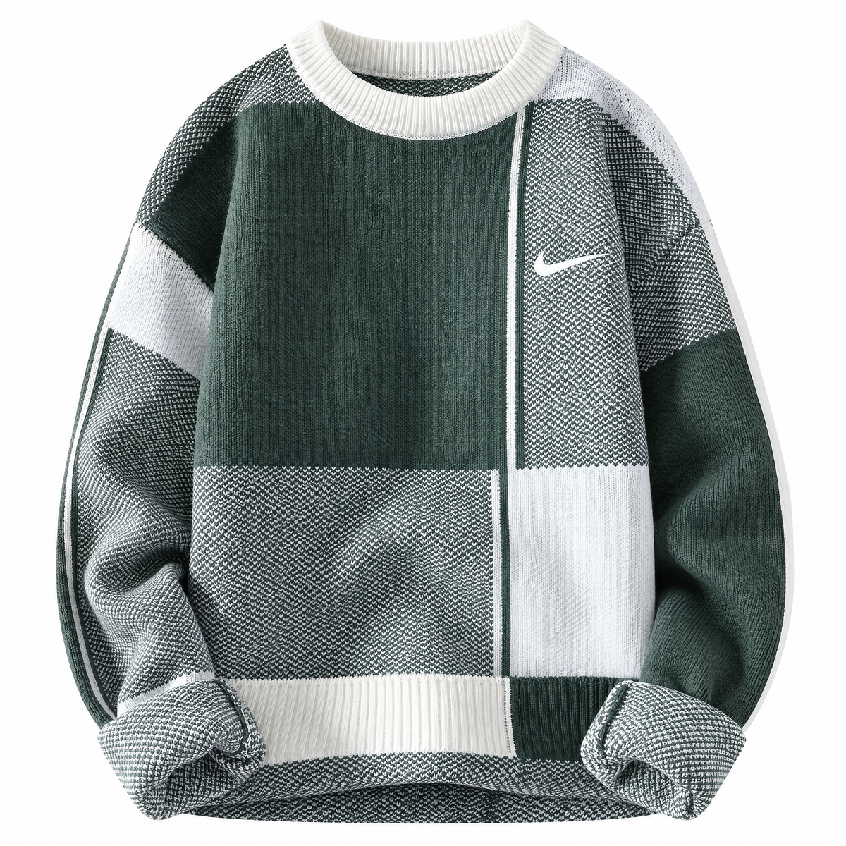 Men's Geometric Knit Sweater
