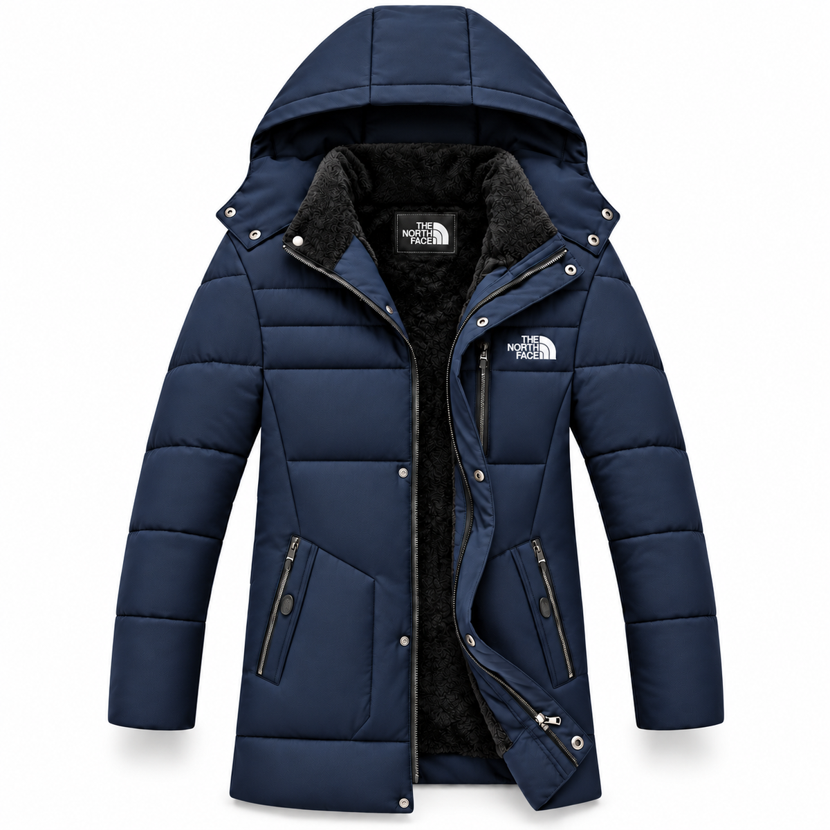 Men’s Fleece-Lined Hooded Padded Coat