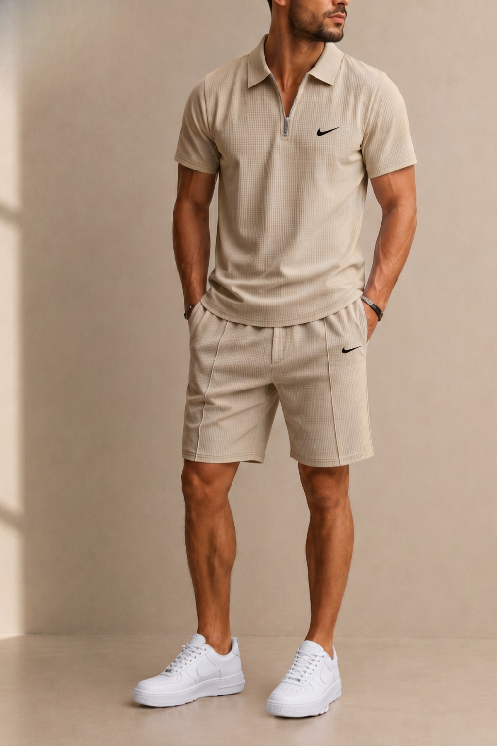 Aero-Grid Quarter-Zip Set  — LIQUIDATION PRICE