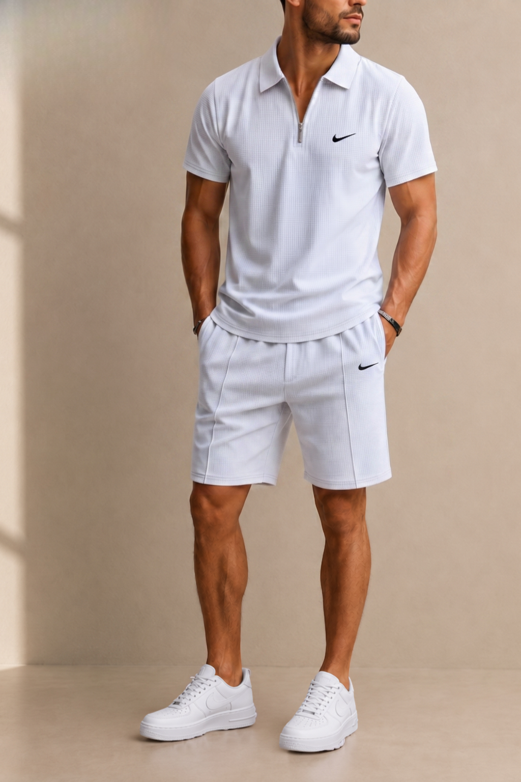 Aero-Grid Quarter-Zip Set  — LIQUIDATION PRICE