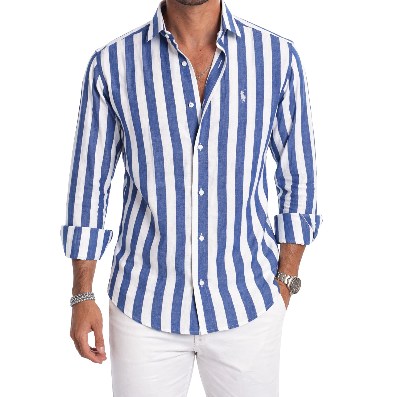 Soft Striped Casual Shirt — LIQUIDATION PRICE