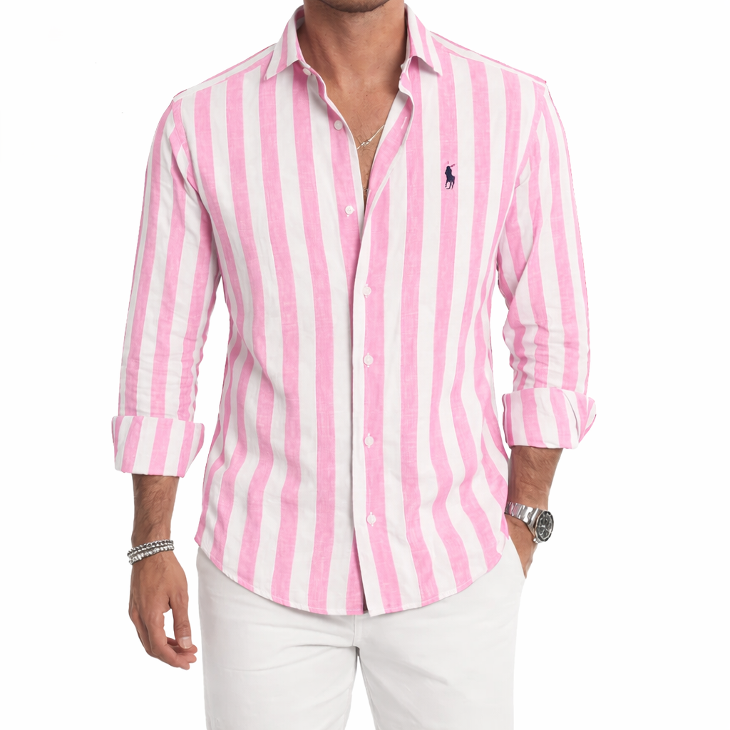 Soft Striped Casual Shirt — LIQUIDATION PRICE