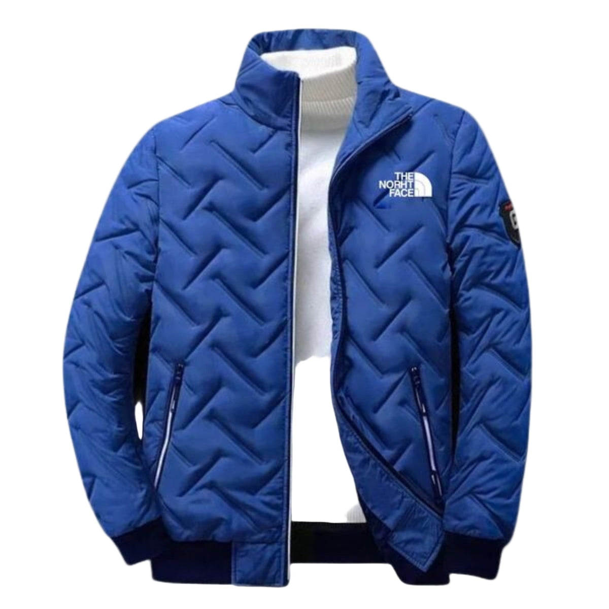 Men's Quilted Stand-Collar Jacket