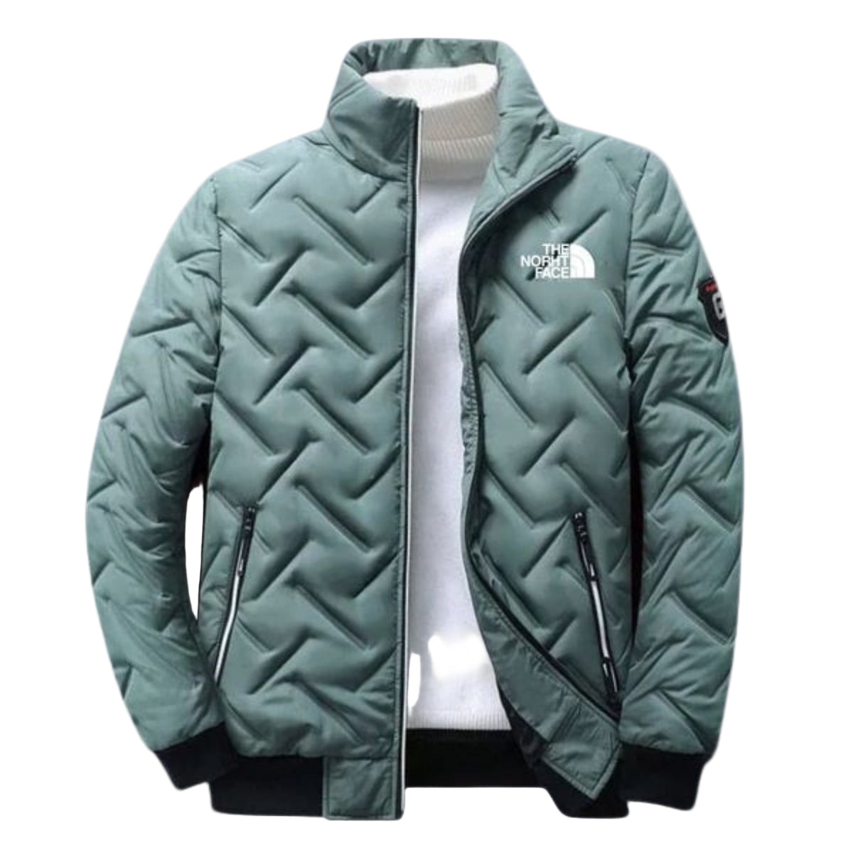 Men's Quilted Stand-Collar Jacket