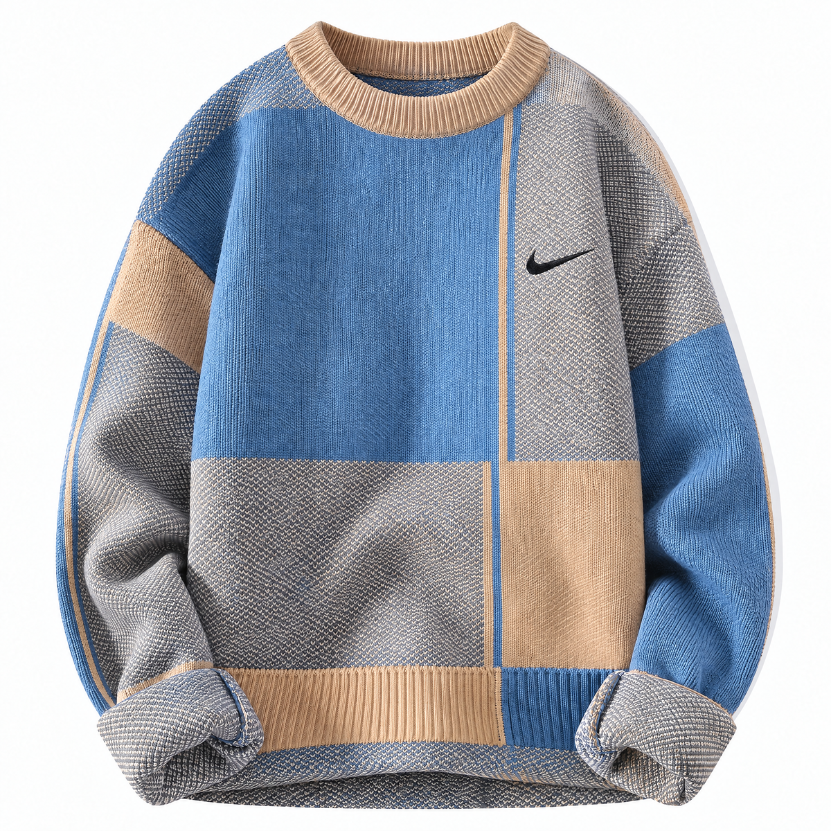 Men's Geometric Knit Sweater