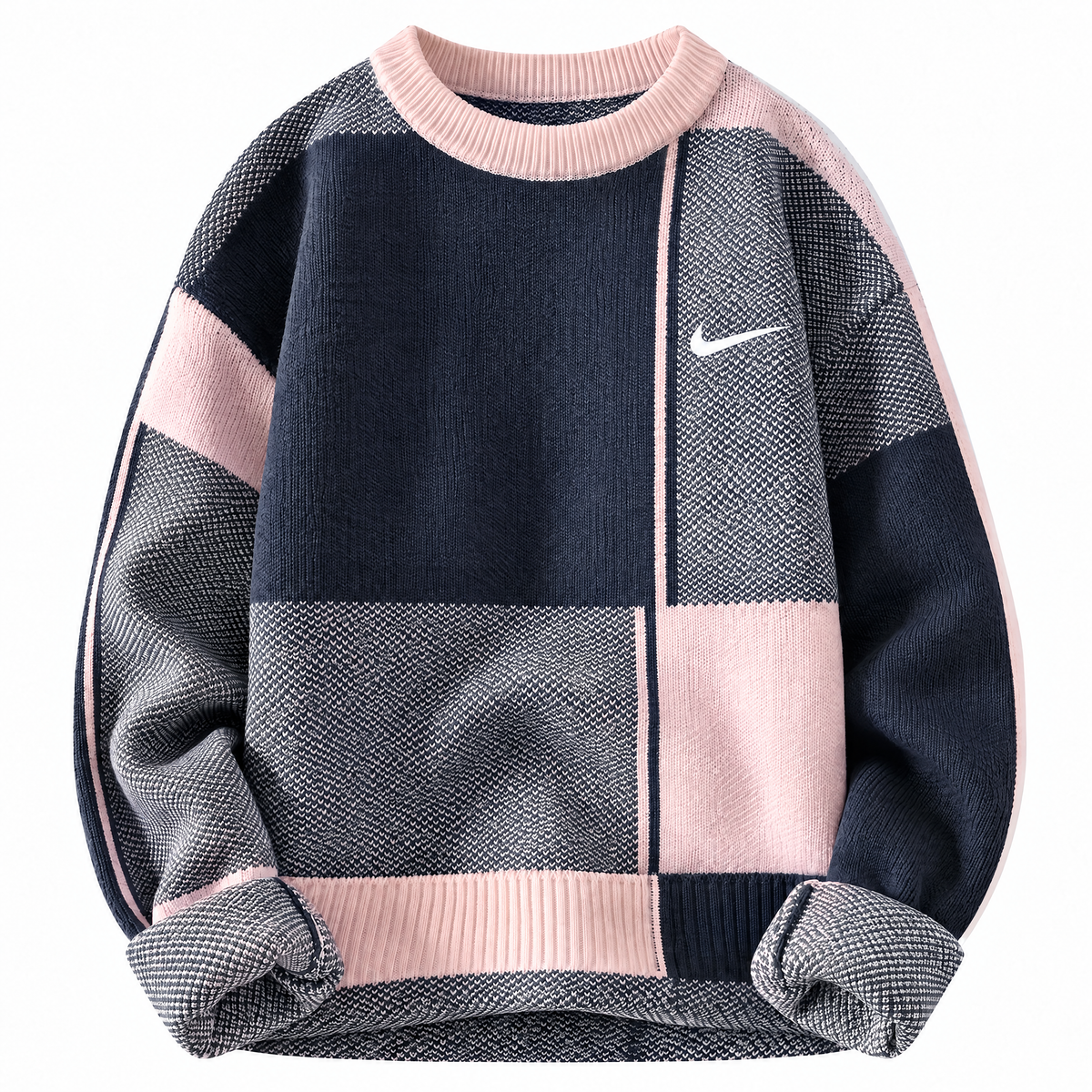 Men's Geometric Knit Sweater