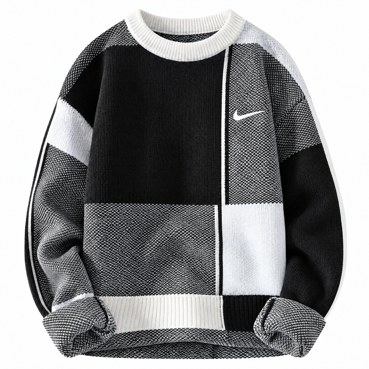 Men's Geometric Knit Sweater